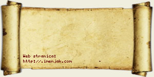 Blaža Jaglikić vizit kartica